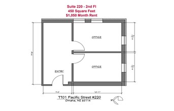 7701 Pacific St, Omaha, NE for rent Floor Plan- Image 1 of 1