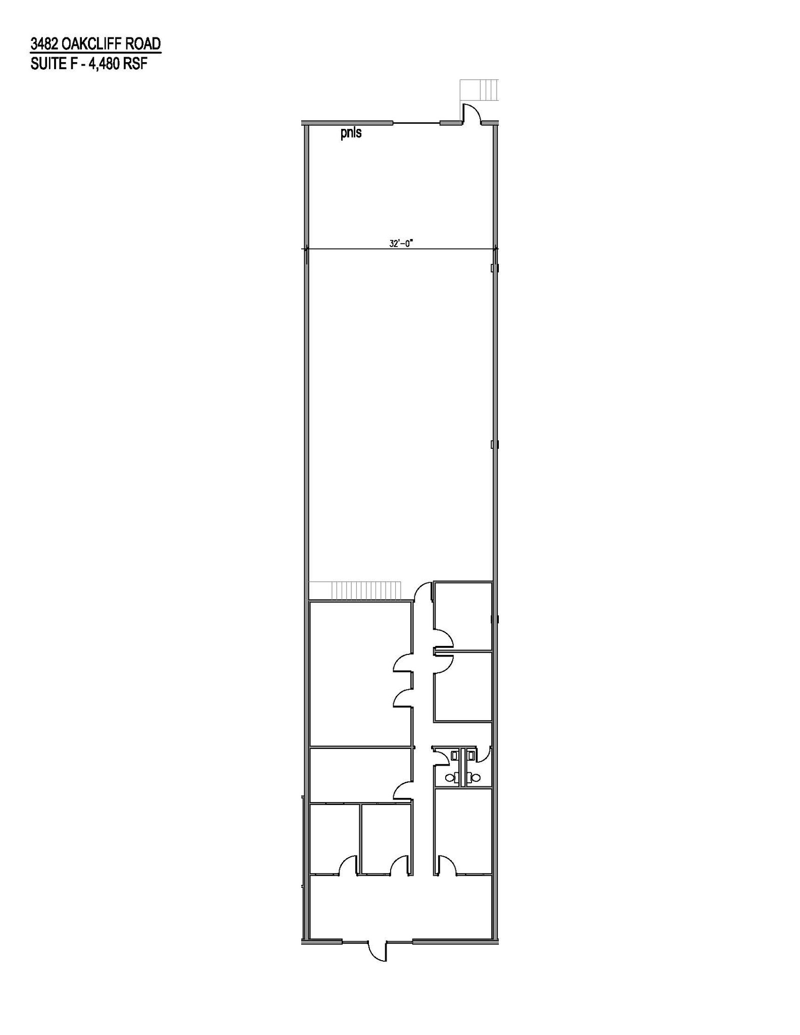 3480 Oakcliff Rd, Doraville, GA for rent Floor Plan- Image 1 of 1