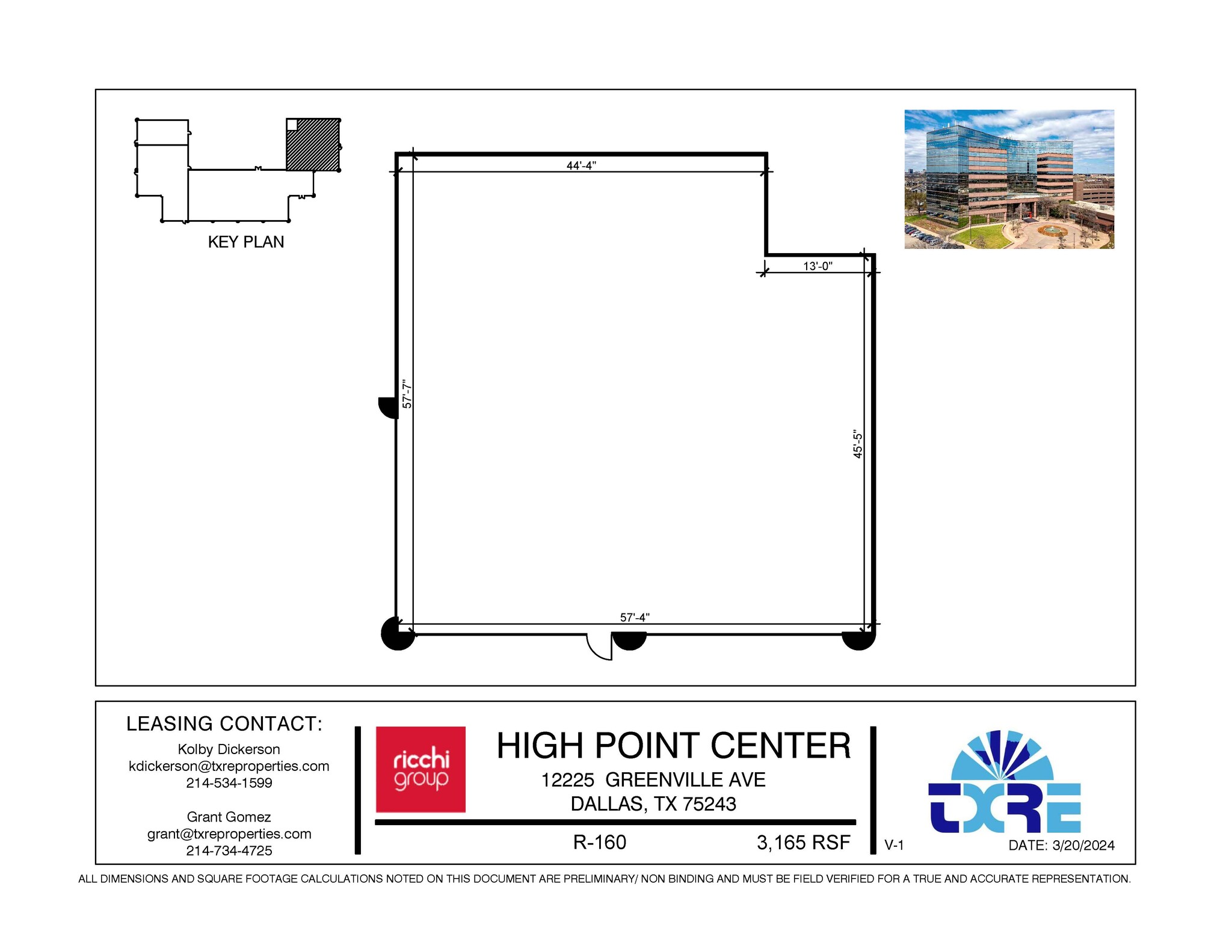 12225 Greenville Ave, Dallas, TX for rent Floor Plan- Image 1 of 1