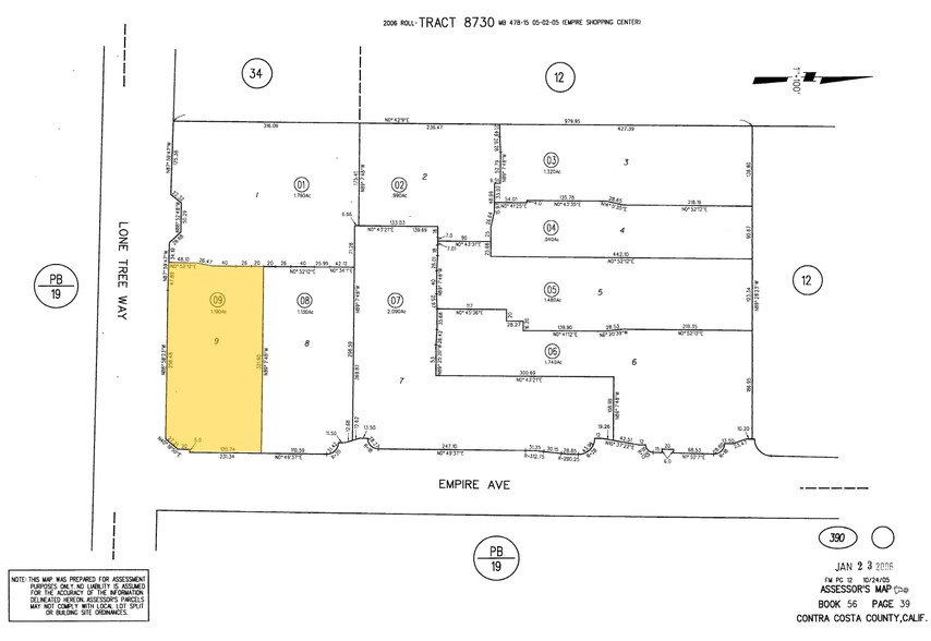 5891 Lone Tree Way, Antioch, CA for sale - Plat Map - Image 3 of 3