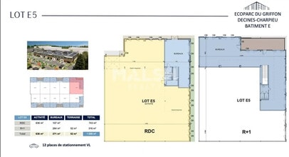 Light Industrial in Décines-Charpieu to rent Floor Plan- Image 1 of 2