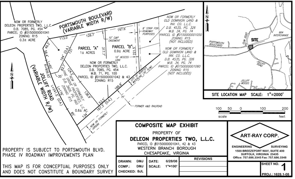 4829 Portsmouth Blvd, Chesapeake, VA for sale - Plat Map - Image 2 of 2