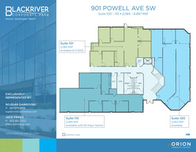 1131 SW 7th St, Renton, WA for rent Site Plan- Image 1 of 7