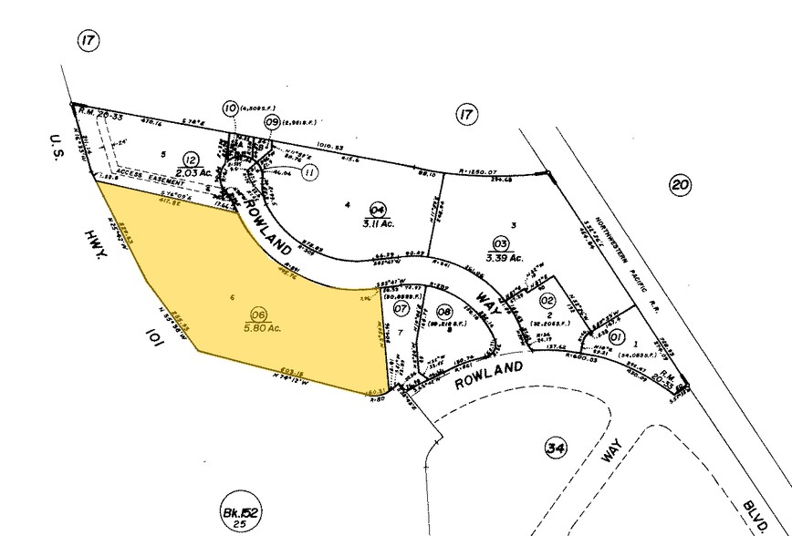 75 Rowland Way, Novato, CA for sale - Plat Map - Image 1 of 1