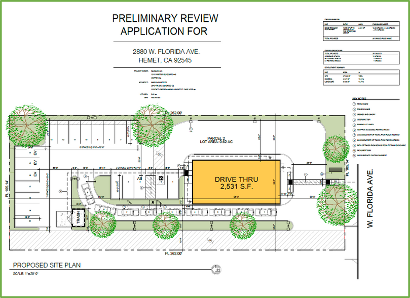 2880 W Florida Ave, Hemet, CA for rent - Site Plan - Image 1 of 2