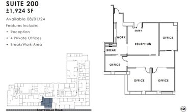 11333 N Scottsdale Rd, Scottsdale, AZ to rent Floor Plan- Image 1 of 1