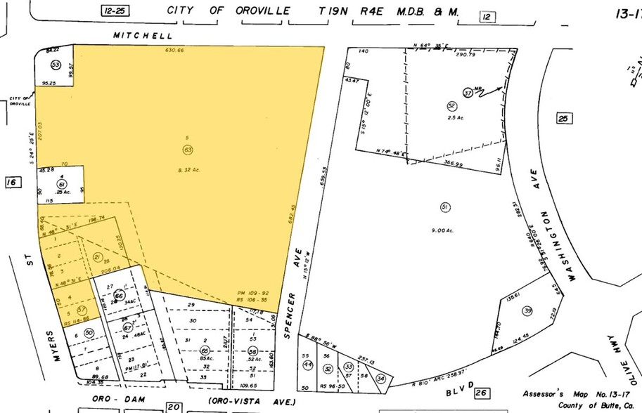 2260-2476 Oro Dam Blvd E, Oroville, CA for rent - Plat Map - Image 3 of 21