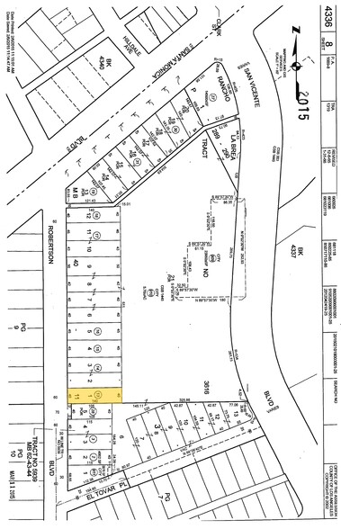 650 N Robertson Blvd, West Hollywood, CA for sale - Plat Map - Image 2 of 2