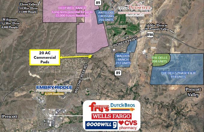 SEC Willow Creek & Pioneer Pky, Prescott, AZ for sale - Primary Photo - Image 1 of 1