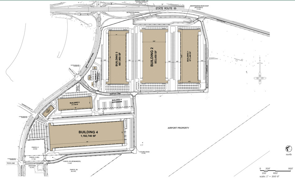 Arch Airport, Stockton, CA for rent - Site Plan - Image 3 of 5