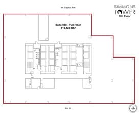 425 W Capitol Ave, Little Rock, AR to rent Floor Plan- Image 1 of 1