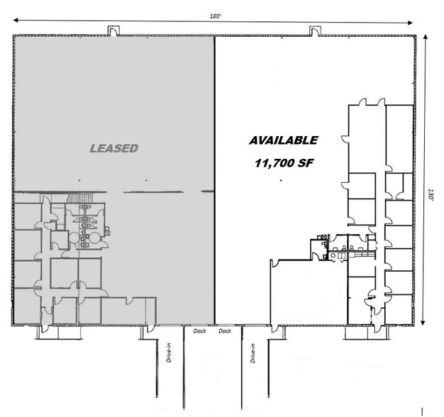 5560-5568 Shepherdsville Rd, Louisville, KY for rent - Floor Plan - Image 2 of 2