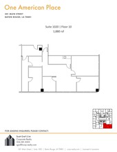 301 N Main St, Baton Rouge, LA for rent Site Plan- Image 1 of 1