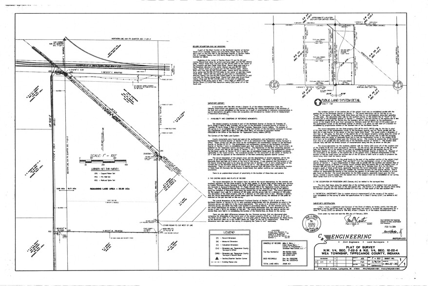 3130 Newcastle, Lafayette, IN for sale - Plat Map - Image 2 of 2