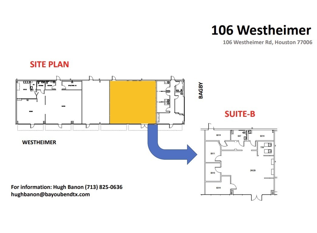 106 Westheimer Rd, Houston, TX to rent Floor Plan- Image 1 of 1