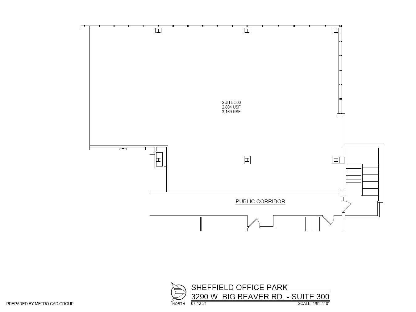 3310 W Big Beaver Rd, Troy, MI for rent Floor Plan- Image 1 of 1