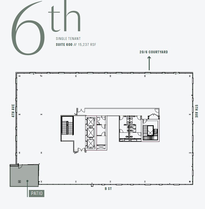 450 B St, San Diego, CA to rent Floor Plan- Image 1 of 7