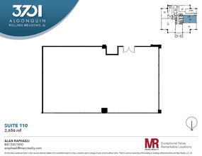 3701 Algonquin Rd, Rolling Meadows, IL for rent Floor Plan- Image 1 of 1