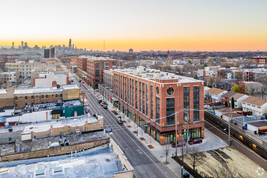 2500 N Milwaukee Ave, Chicago, IL for rent - Aerial - Image 3 of 4