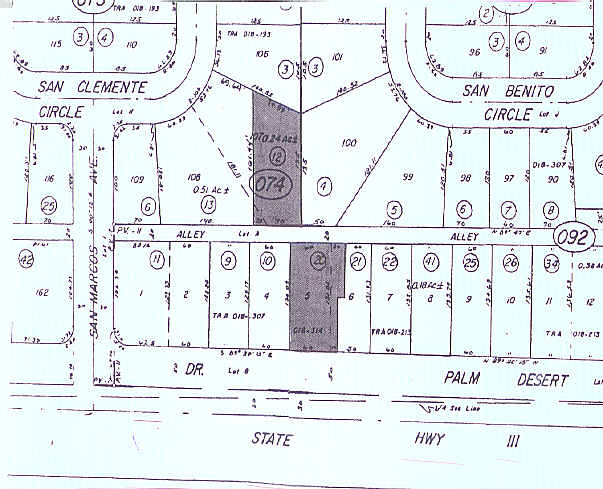 73280 Highway 111, Palm Desert, CA for rent - Plat Map - Image 2 of 4