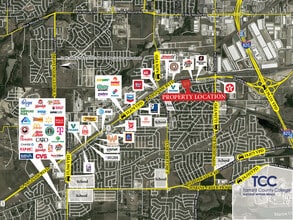 510-548 S Saginaw Blvd, Saginaw, TX - AERIAL map view