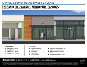 628 Santa Cruz Ave, Menlo Park, CA for rent Site Plan- Image 1 of 1