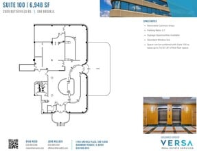 2707 Butterfield Rd, Oak Brook, IL for rent Floor Plan- Image 1 of 2