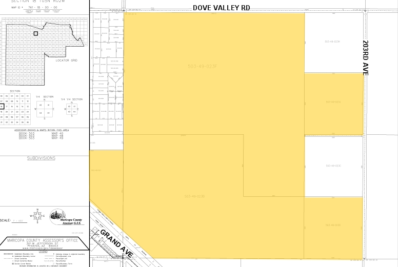 US 60, Wittmann, AZ for sale - Plat Map - Image 2 of 2