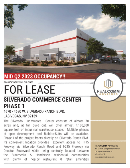 4680 Silverado Ranch Blvd, Las Vegas, NV for sale - Building Photo - Image 1 of 1