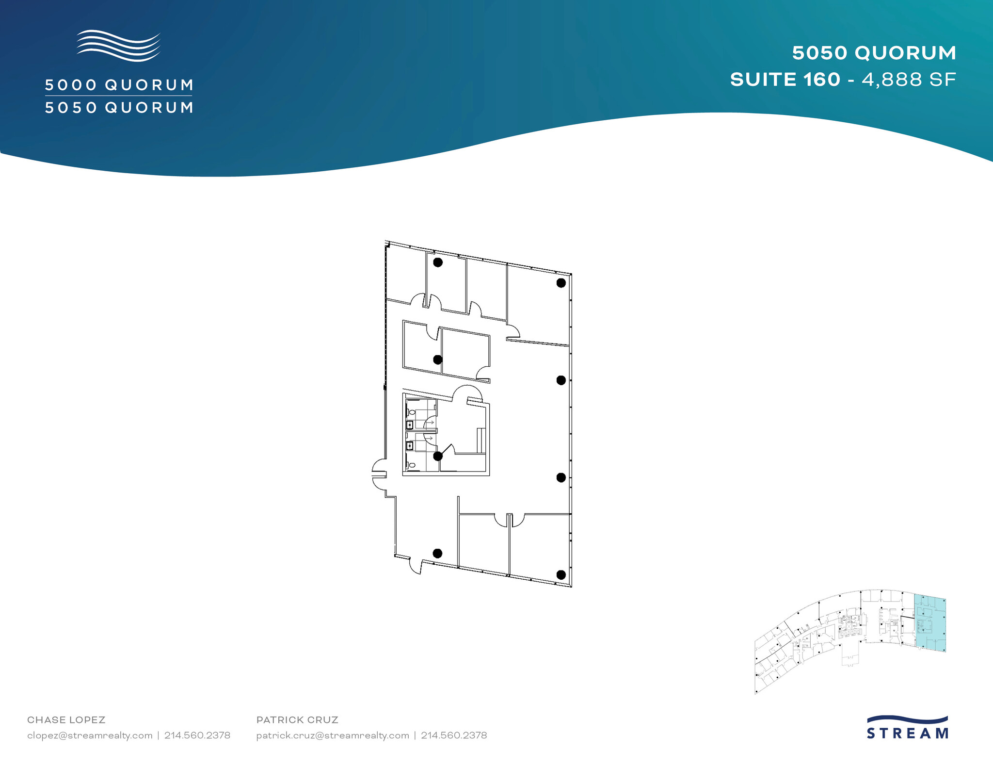 5050 Quorum Dr, Dallas, TX for rent Floor Plan- Image 1 of 1