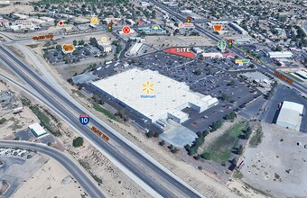 1520 S Valley Dr, Las Cruces, NM - aerial  map view