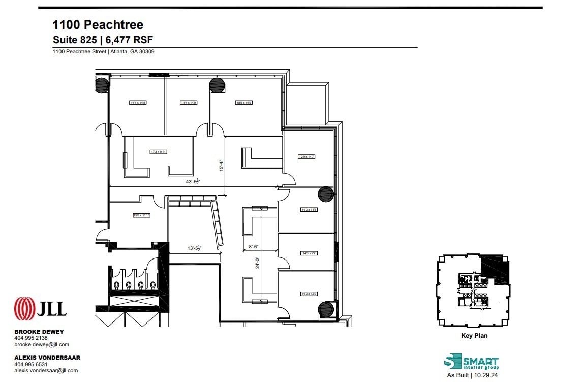 1100 Peachtree St NE, Atlanta, GA to rent Floor Plan- Image 1 of 1