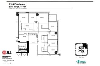 1100 Peachtree St NE, Atlanta, GA to rent Floor Plan- Image 1 of 1
