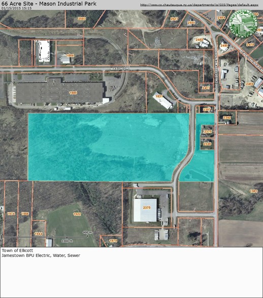 Parkway Drive & Peck Settlement Rd, Jamestown, NY for sale - Plat Map - Image 1 of 1