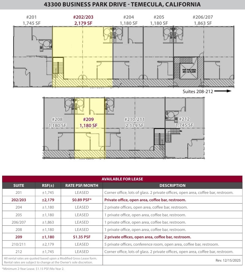 43300-43320 Business Park Dr, Temecula, CA to rent Floor Plan- Image 1 of 1