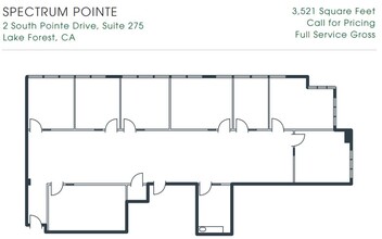 2 South Pointe Dr, Lake Forest, CA for rent Floor Plan- Image 1 of 1