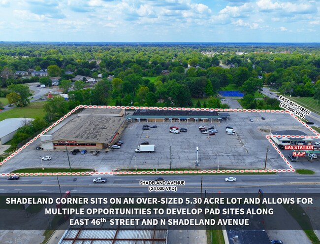 More details for 4540-4590 N Shadeland Ave, Indianapolis, IN - Retail to Rent