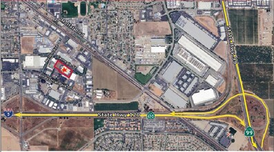 550 Carnegie St, Manteca, CA - aerial  map view