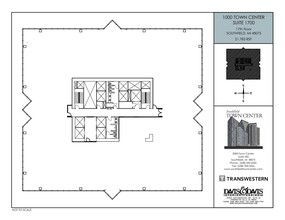 1000-4000 Town Center, Southfield, MI for rent Floor Plan- Image 1 of 2