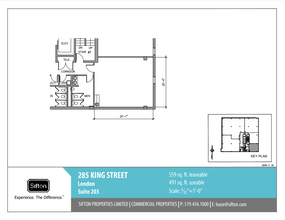 285 King St, London, ON for rent Floor Plan- Image 1 of 1