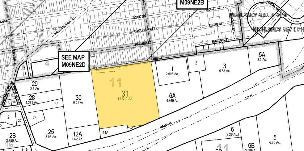 200-260 Line St, Easton, PA for rent - Plat Map - Image 2 of 15