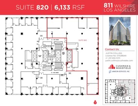 811 Wilshire Blvd, Los Angeles, CA for rent Floor Plan- Image 1 of 1