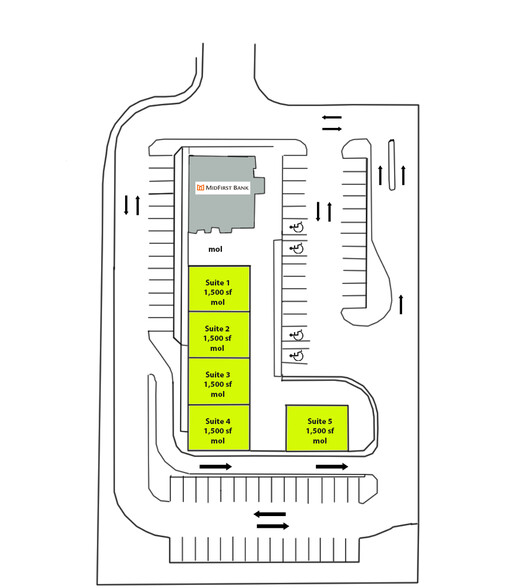 3800 E 15th St, Edmond, OK for rent - Site Plan - Image 2 of 3