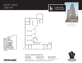 1775 Sherman St, Denver, CO to rent Floor Plan- Image 1 of 1