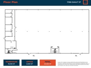 11166 Gault St, North Hollywood, CA for rent Floor Plan- Image 1 of 1