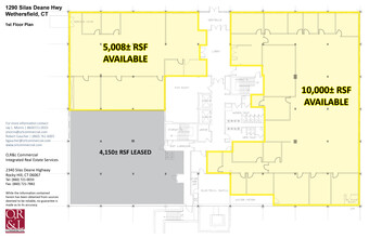 1290 Silas Deane Hwy, Wethersfield, CT for rent Floor Plan- Image 1 of 1