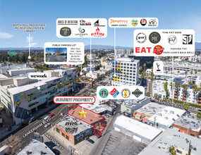 5142-5144 Lankershim Blvd, North Hollywood, CA - aerial  map view