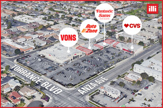 4625-4705 Torrance Blvd, Torrance, CA - aerial  map view