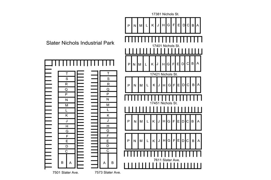 7611 Slater Ave, Huntington Beach, CA for rent - Site Plan - Image 2 of 4