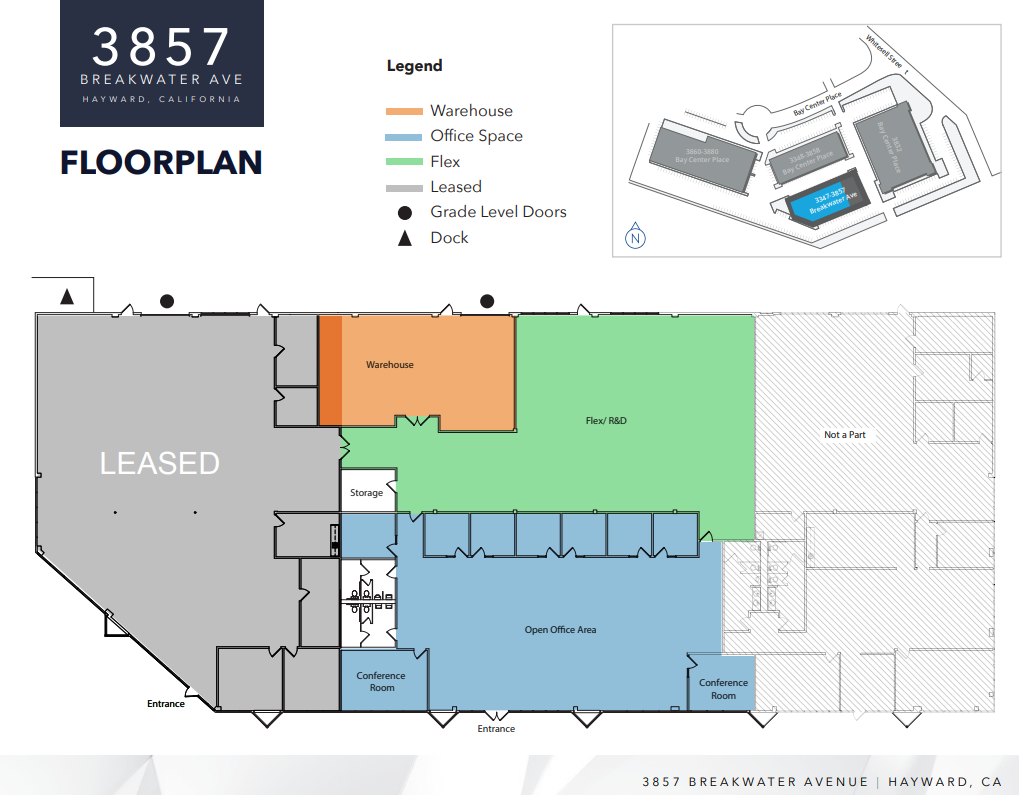 3847-3857 Breakwater Ave, Hayward, CA for rent Floor Plan- Image 1 of 1